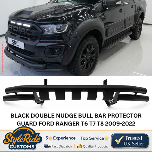 Black double nudge bull - black,