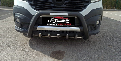 Front black bull bar for - front,