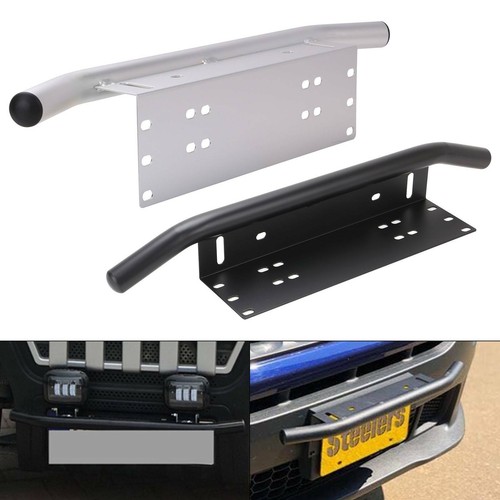 Bull bar front bumper license - bar,
